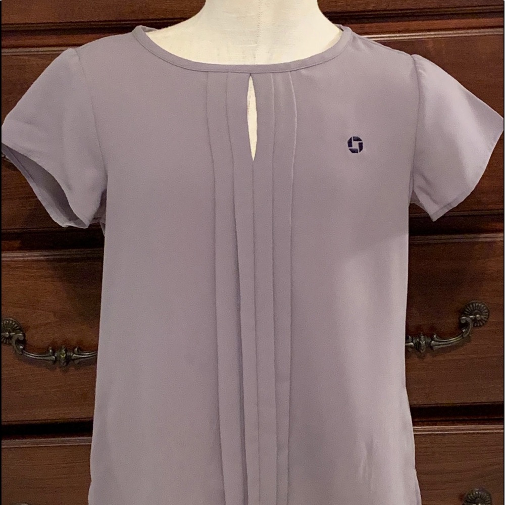 Gray blouse